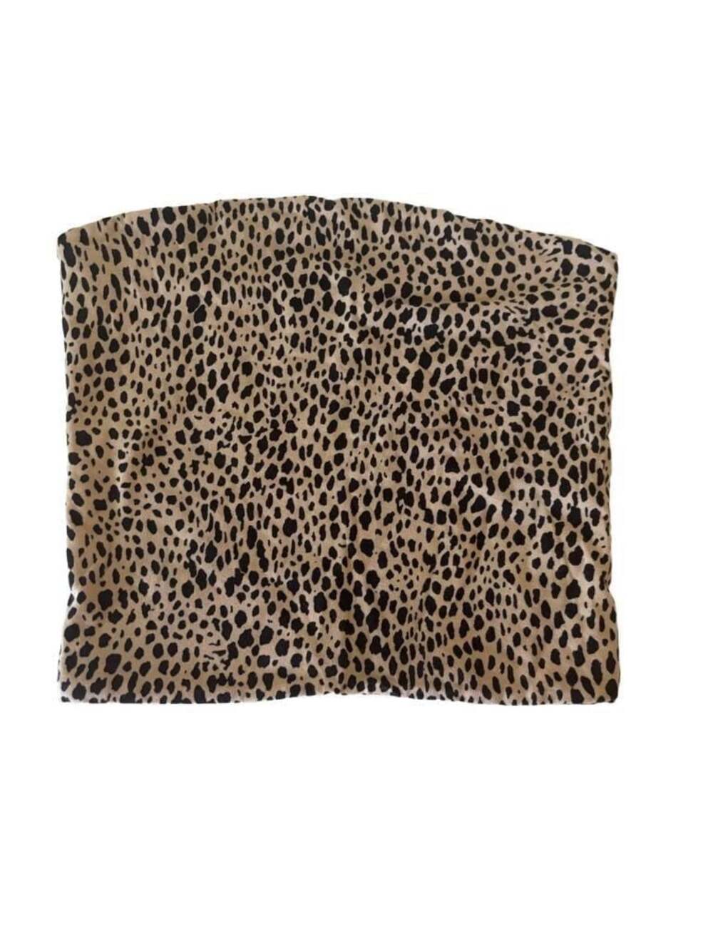 Brandy Melville Rare Cheetah Print Crop Tube Top